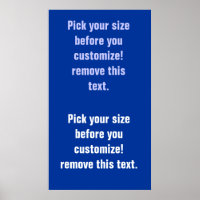 Background poster blanks large to small See Notes