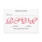 Background Red - RSVP Reception Response Card