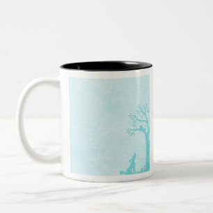 Background Scrapbooking Paper Texture Scrapbook. Two-Tone Coffee Mug