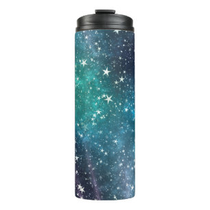 Background scrapbooking paper thermal tumbler