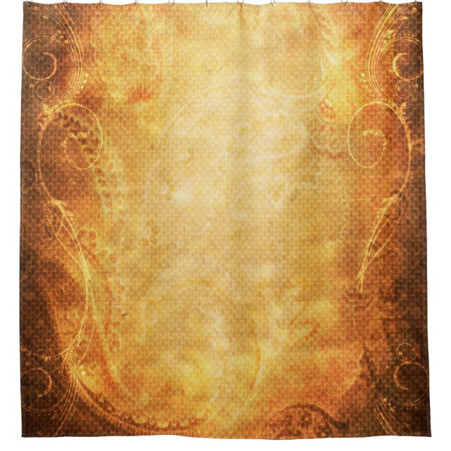 Background scrapbooking texture shower curtain (Front)