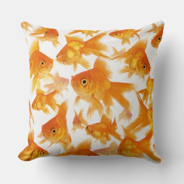 Background Showing a Large Group of Goldfish Cushion (Front)