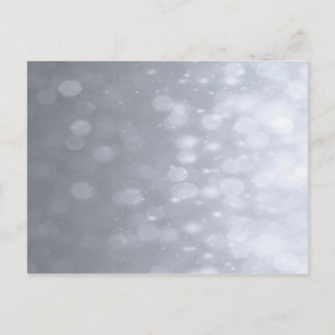 Background - Silver Bokeh Glitter Lights Postcard
