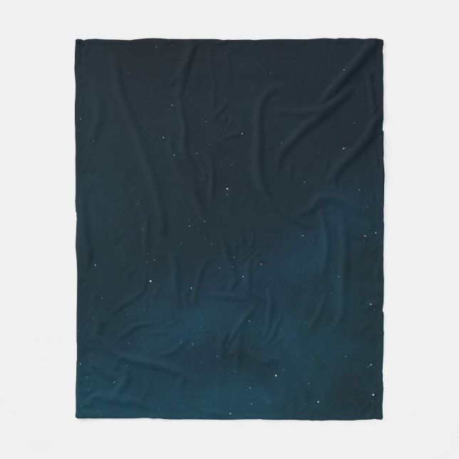 Background space universe galaxy fleece blanket (Front)
