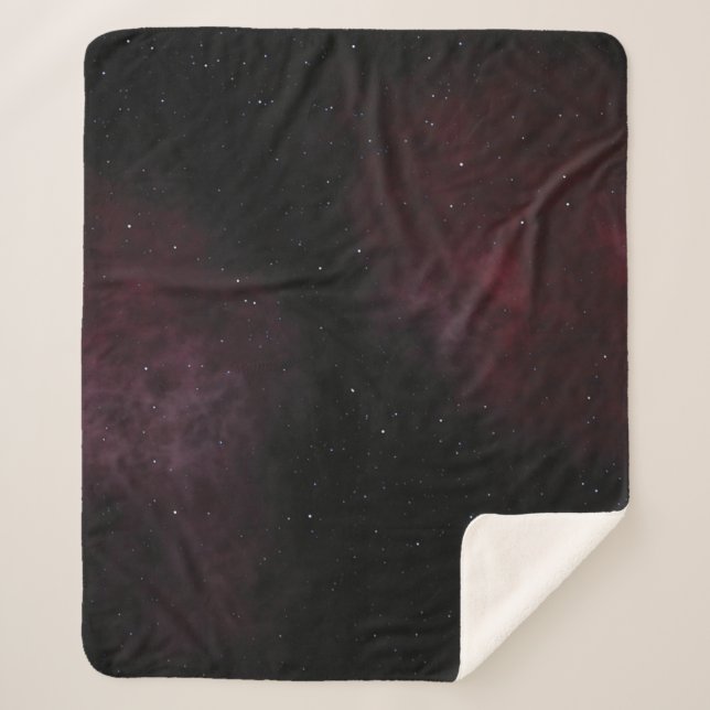 Background space universe galaxy sherpa blanket (Front)