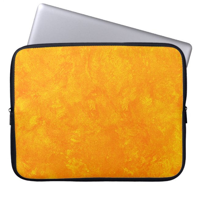 Background stucco plaster laptop sleeve (Front)