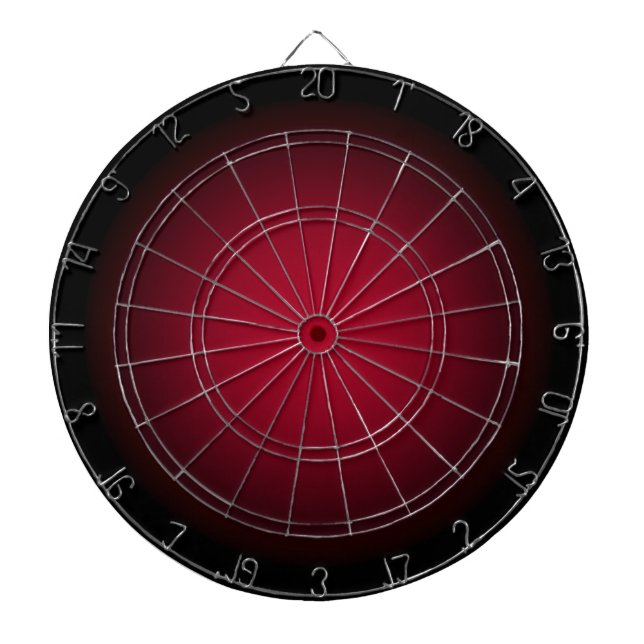 Background Template ~ Black Frame ~ Maroon Centre Dartboard (Front)