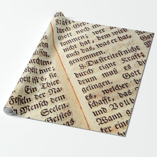 Background texture a book writing wrapping paper (Unrolled)
