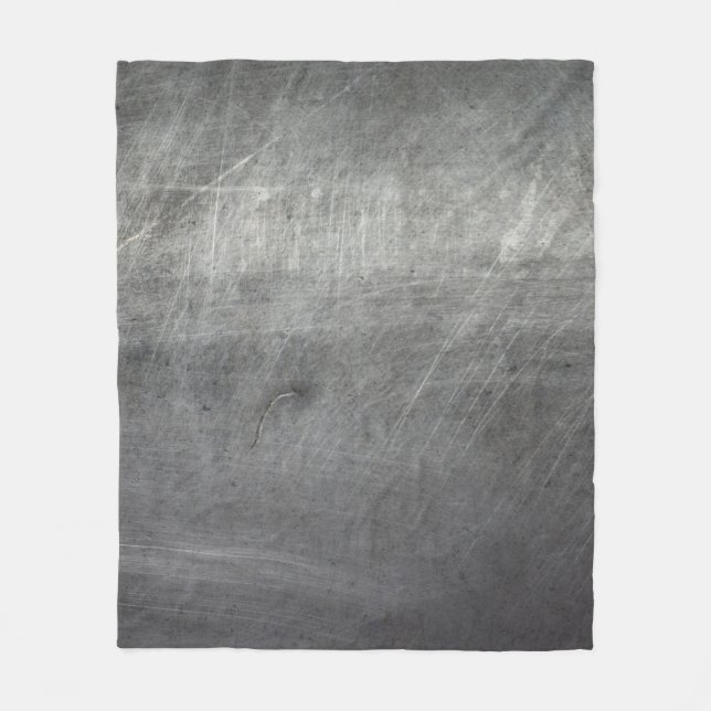 Background texture metal scratches fleece blanket (Front)