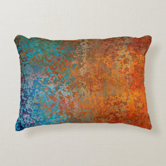 Background texture rust old brown decorative cushion