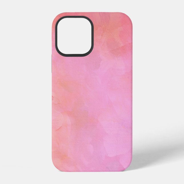 Background texture structure pink iPhone case (Back)