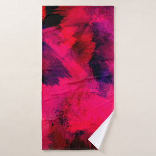 Background texture template red bath towel