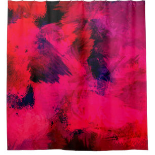 Background texture template red shower curtain