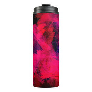 Background texture template red thermal tumbler