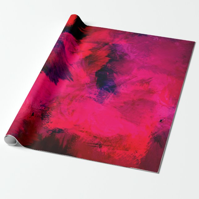 Background texture template red wrapping paper (Unrolled)