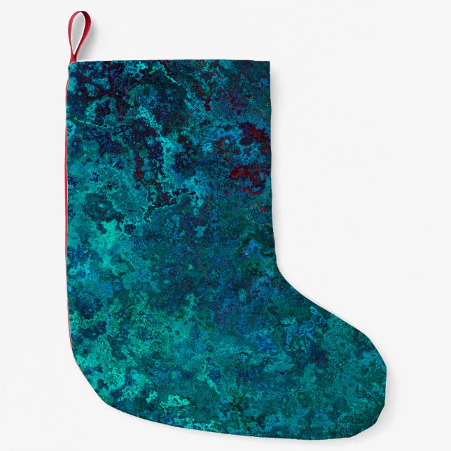 Background texture template small christmas stocking (Front)