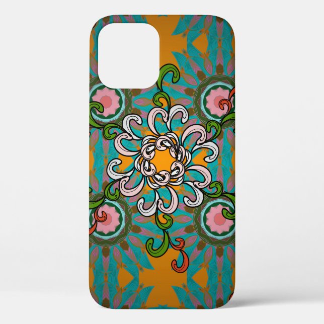 Background texture, wallpaper, floral theme in col Case-Mate iPhone case (Back)