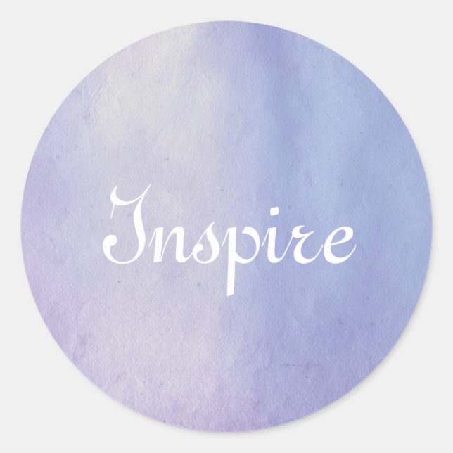 Background- Texture Watercolor Paper 2 Classic Round Sticker (Front)