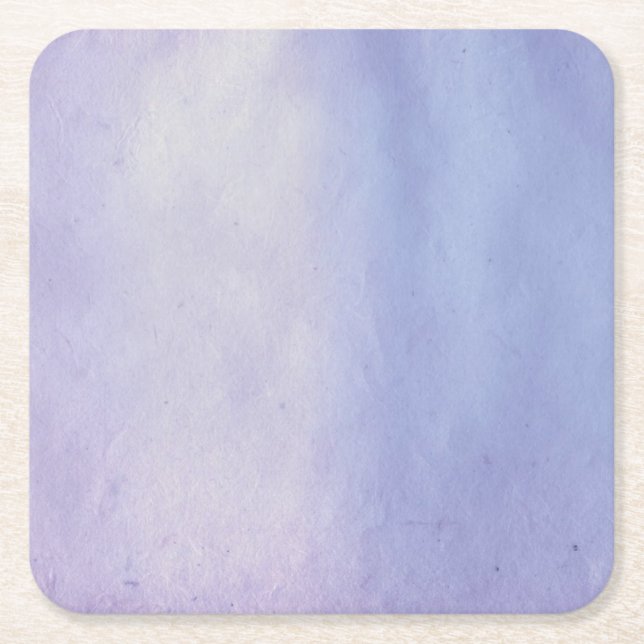 Background- Texture Watercolor Paper 2 Square Paper Coaster (Front)