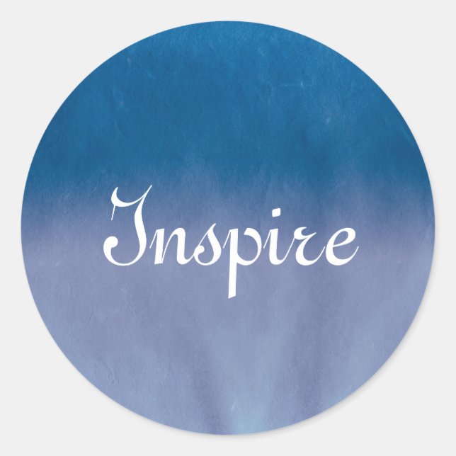 Background- Texture Watercolor Paper 3 Classic Round Sticker (Front)