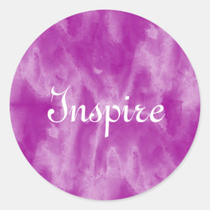 background texture watercolor purple seamless classic round sticker
