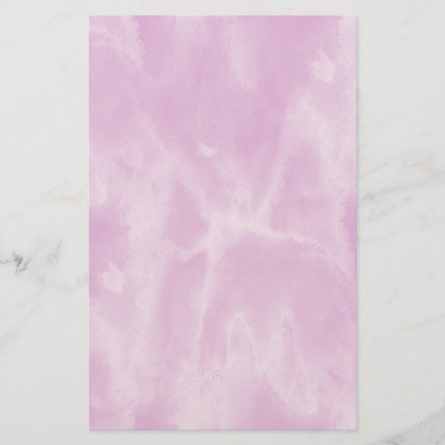 background texture watercolor purple seamless stationery (Front)