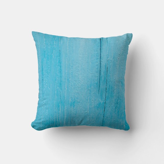 Background texture wood blue cushion (Front)