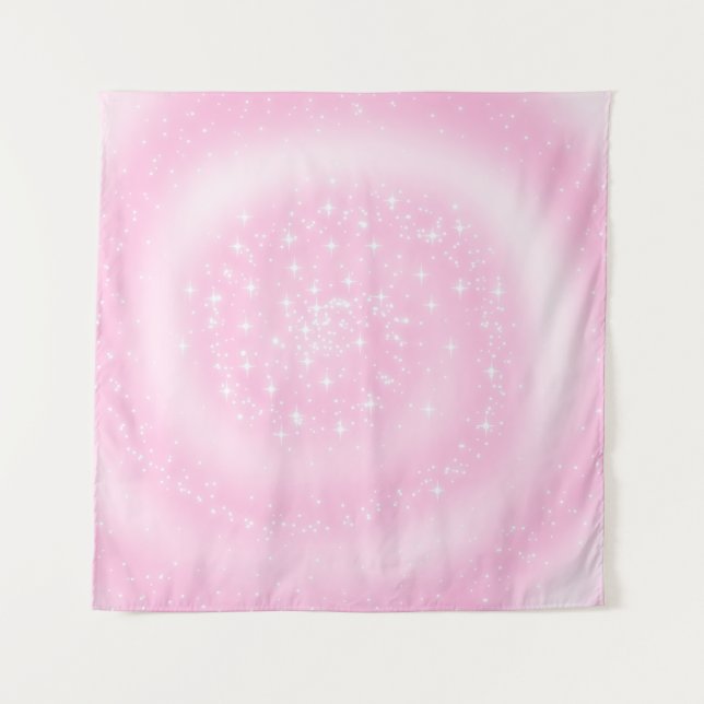 Background transparent star strudel tapestry (Front)