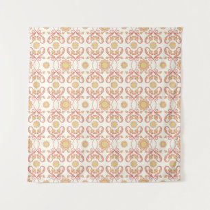 Background vintage flower. Seamless floral pattern Tapestry