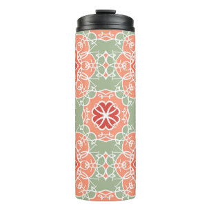 Background vintage flower. Seamless floral pattern Thermal Tumbler