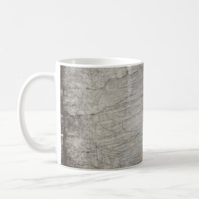 Background vintage wood coffee mug (Left)