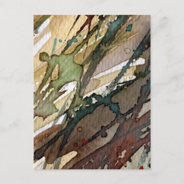background watercolor 2 postcard (Front)