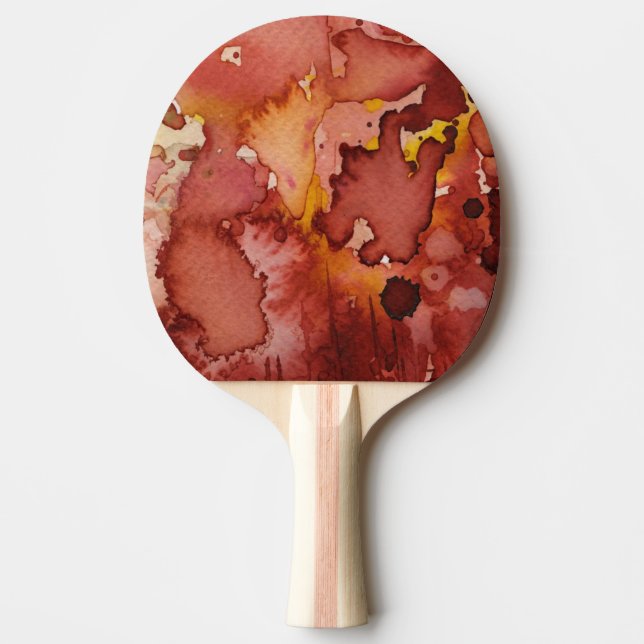 background watercolor 3 ping pong paddle (Front)