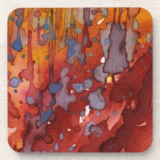 background watercolor 7 coaster (Front)