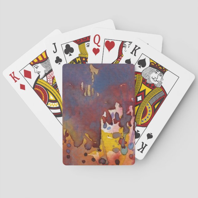 background watercolor 8 playing cards (Back)