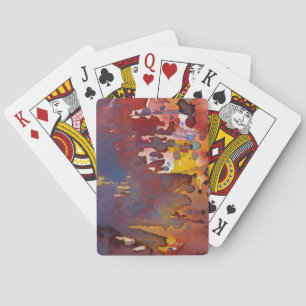 background watercolor 8 playing cards