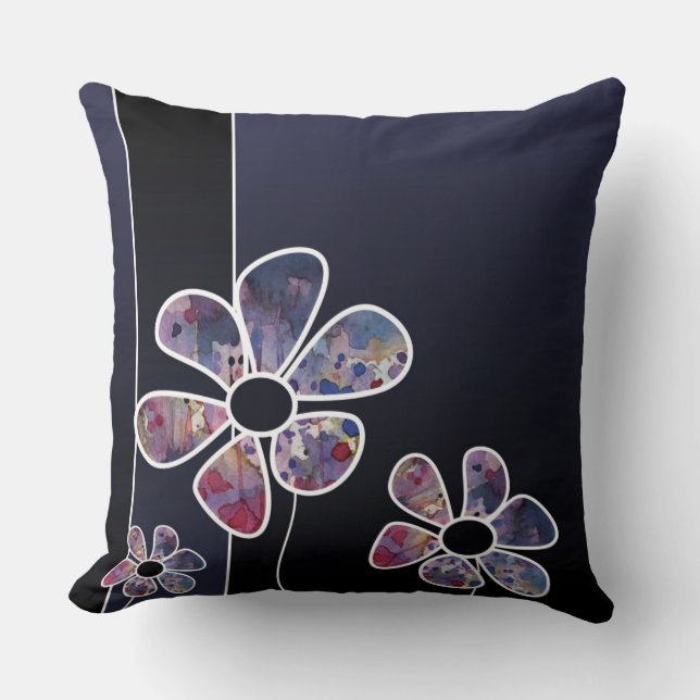 background watercolor cushion (Front)