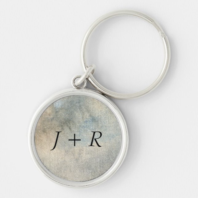 background watercolor key ring (Front)