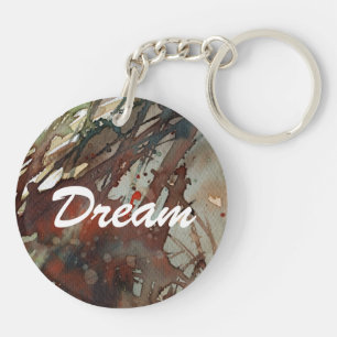 background watercolor key ring