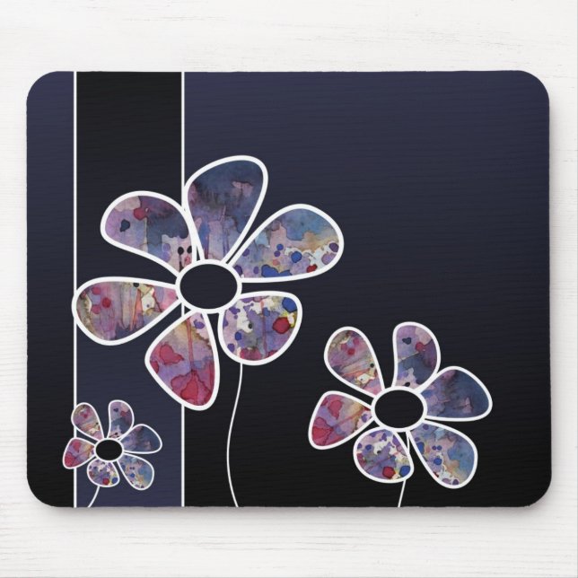 background watercolor mouse pad (Front)