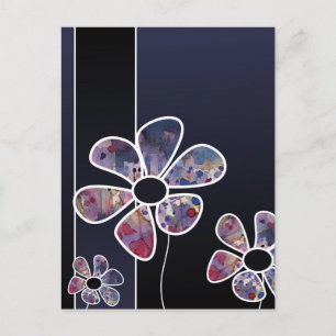 background watercolor postcard