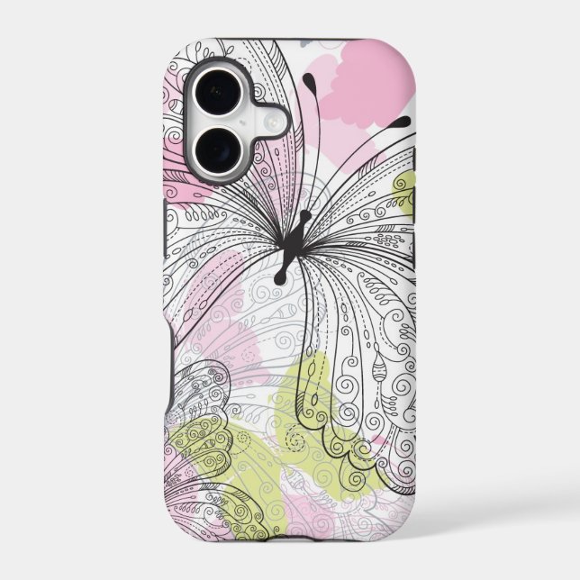 Background with butterfly (Back)