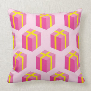 Background with gifts cushion