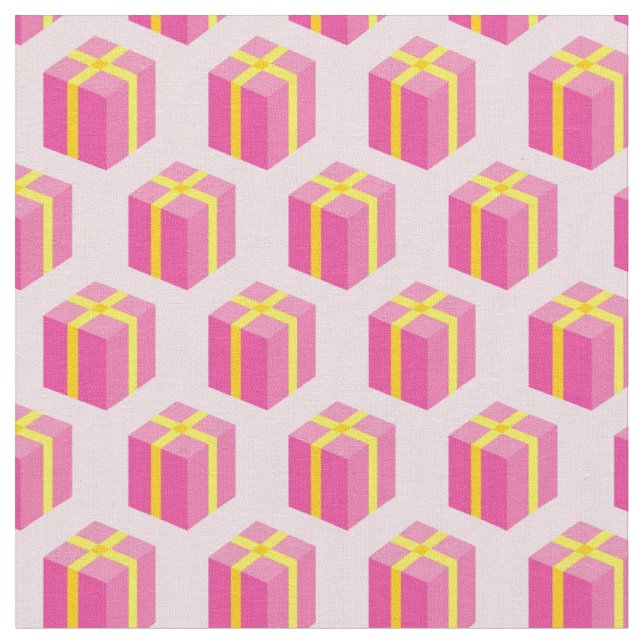 Background with gifts fabric (Close Up)