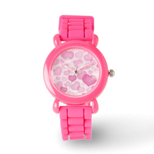 Background with Hearts Watch