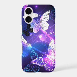 Background with Night Butterflies