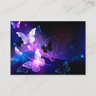 Background with Night Butterflies Enclosure Card