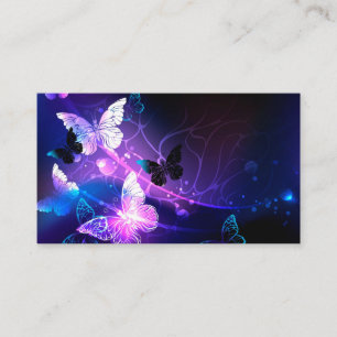 Background with Night Butterflies Enclosure Card