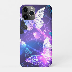 Background with Night Butterflies iPhone 11Pro Case