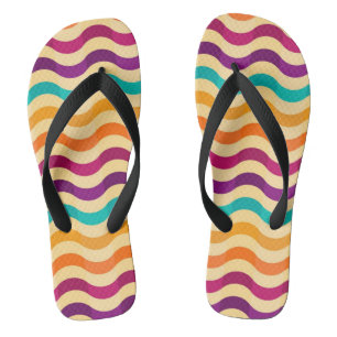 Background with stripes in retro 2 thongs